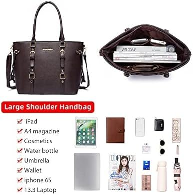 Montana West 3PCS Purses for Women Tote Bag and Wallet Set Shoulder