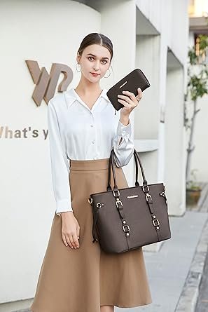 Montana West 3PCS Purses for Women Tote Bag and Wallet Set Shoulder