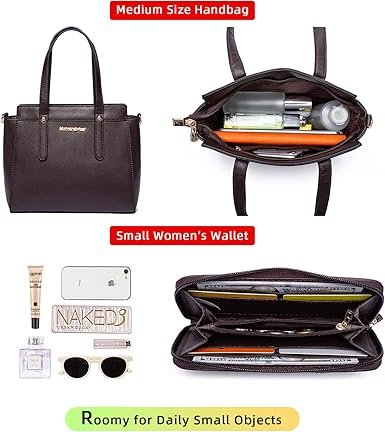 Montana West 3PCS Purses for Women Tote Bag and Wallet Set Shoulder