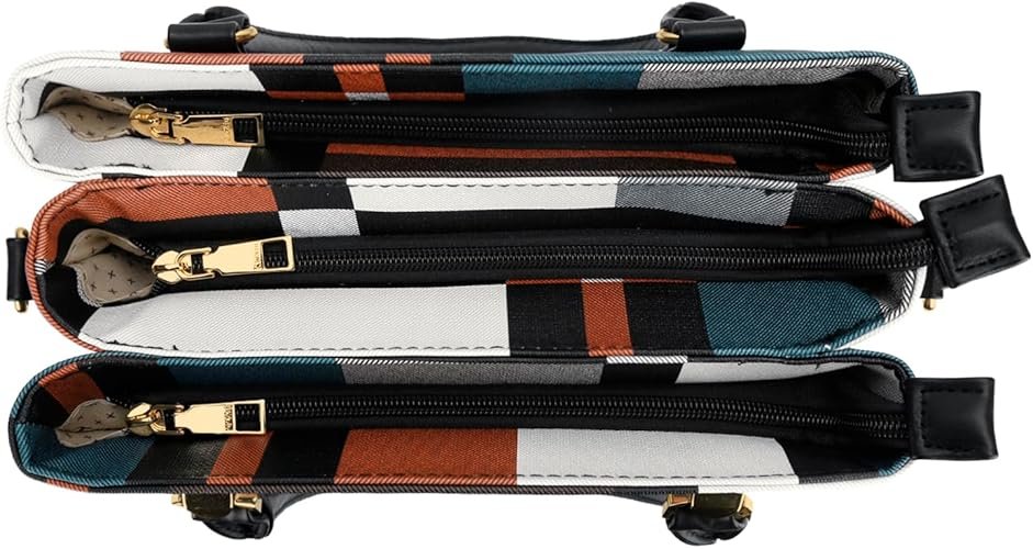 Women Satchel Bags Handle Shoulder Handbags and Purses Pockets Zipper